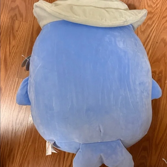 Squishmallows Original Samir Blue Whale Plush with Bucket Hat - Picture 6 of 7